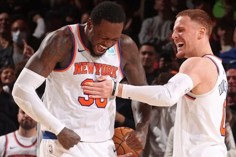 Julius Randle, Donte DiVincenzo - New York Knicks