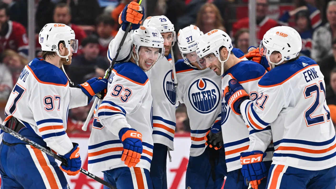 Oilers vencem Canadiens na prorrogação e alcançam marca recorde