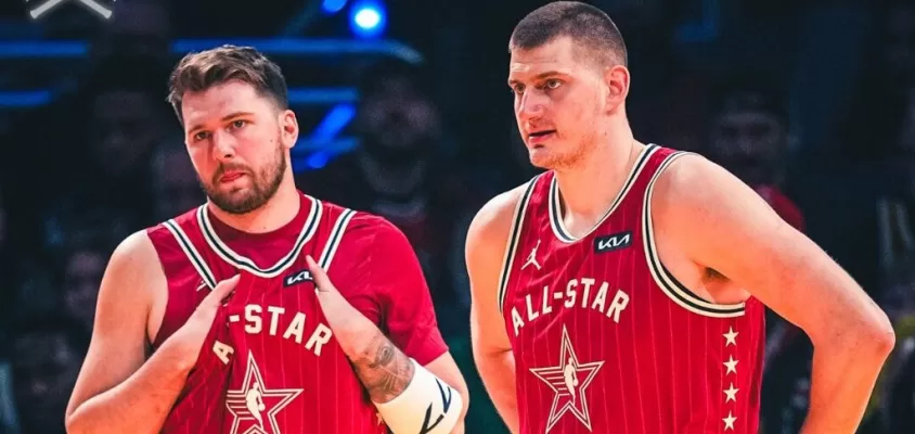 Nikola Jokic, Luka Doncic - All-Star Game 2024