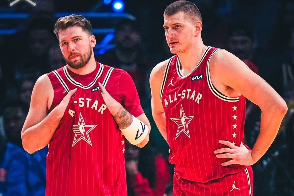 Nikola Jokic, Luka Doncic - All-Star Game 2024