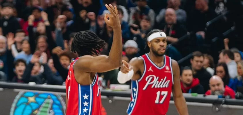 Tyrese Maxey, Buddy Hield - Philadelphia 76ers