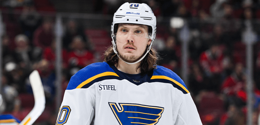 Sundqvist está fora da temporada pelos Blues.