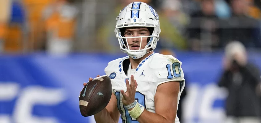 North Carolina QB Drake Maye - Mock Draft NFL 2024