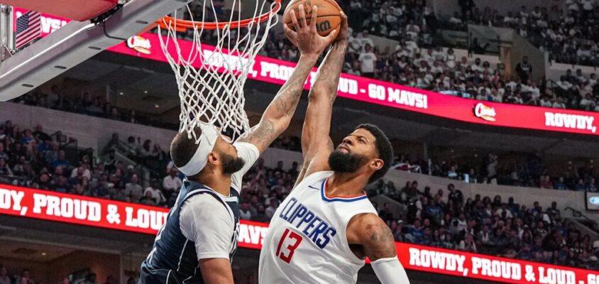 Daniel Gafford, Paul George - Los Angeles Clippers @ Dallas Mavericks