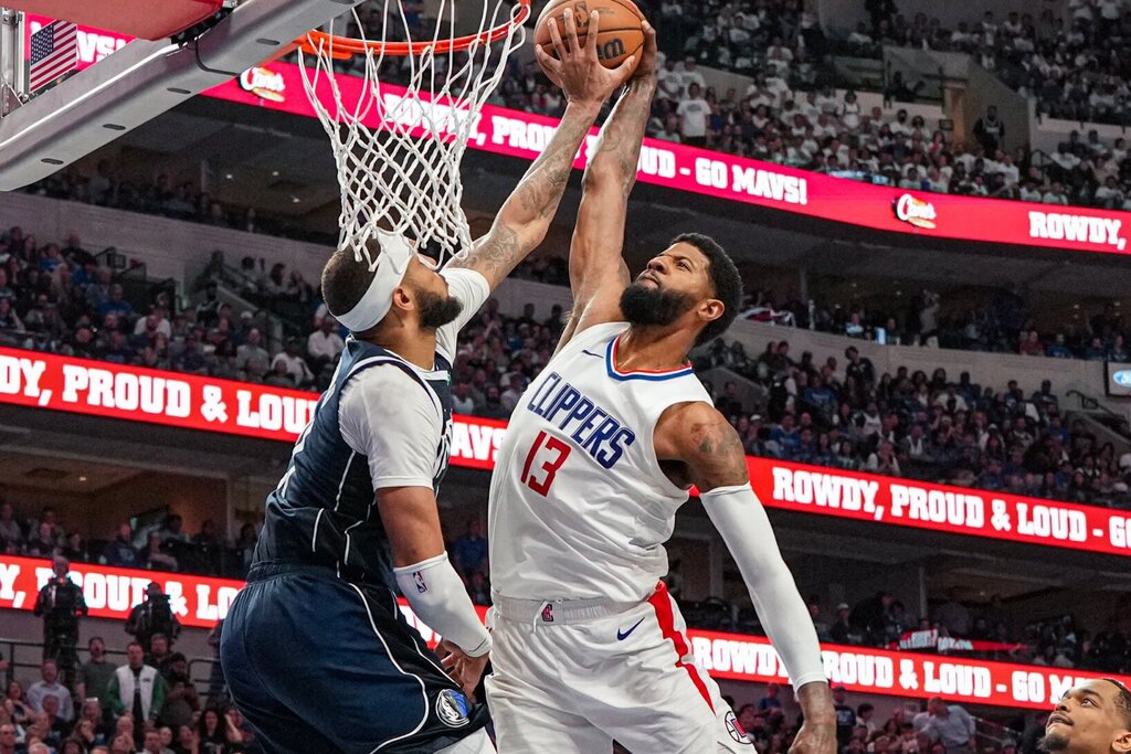 Daniel Gafford, Paul George - Los Angeles Clippers @ Dallas Mavericks