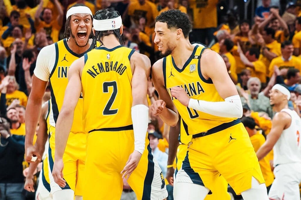 Turner, Nembhard, Haliburton - Indiana Pacers