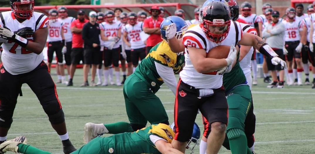 Brasil Onças e Canadá B - Mundial da IFAF - CBFA