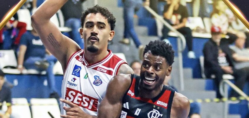 Flamengo se recupera, bate Sesi Franca e empata em 1 a 1 as finais do NBB