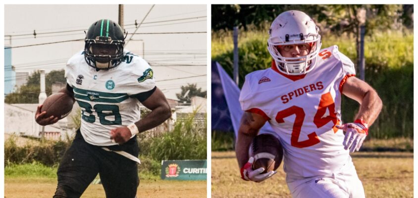 Coritiba Crocodiles e Brown Spiders preparados para a semifinal do Paranaense de Futebol Americano