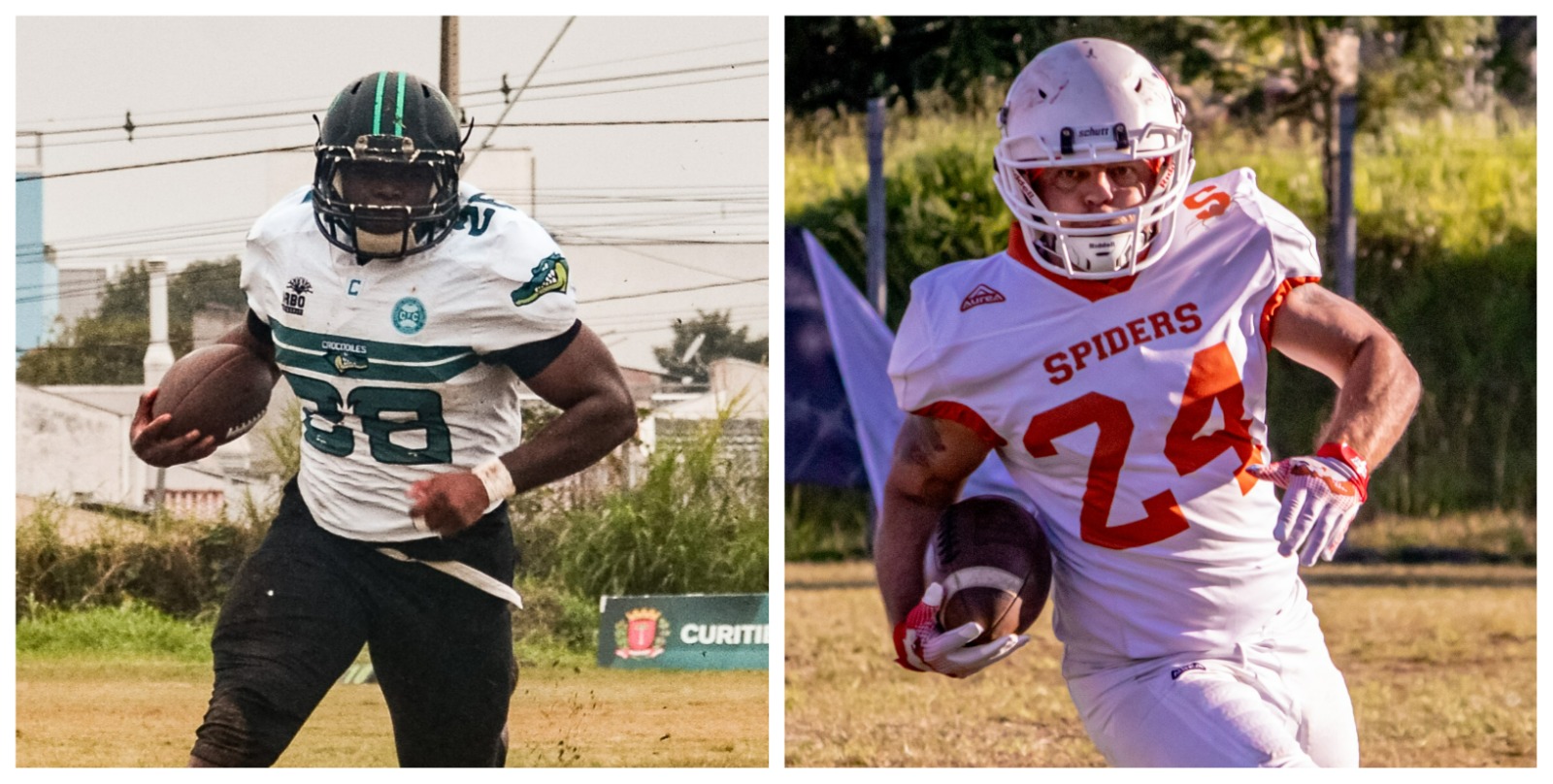 Coritiba Crocodiles e Brown Spiders preparados para a semifinal do Paranaense de Futebol Americano