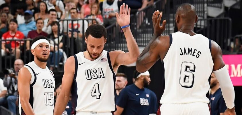 Stephen Curry, LeBron James - USA Basketball