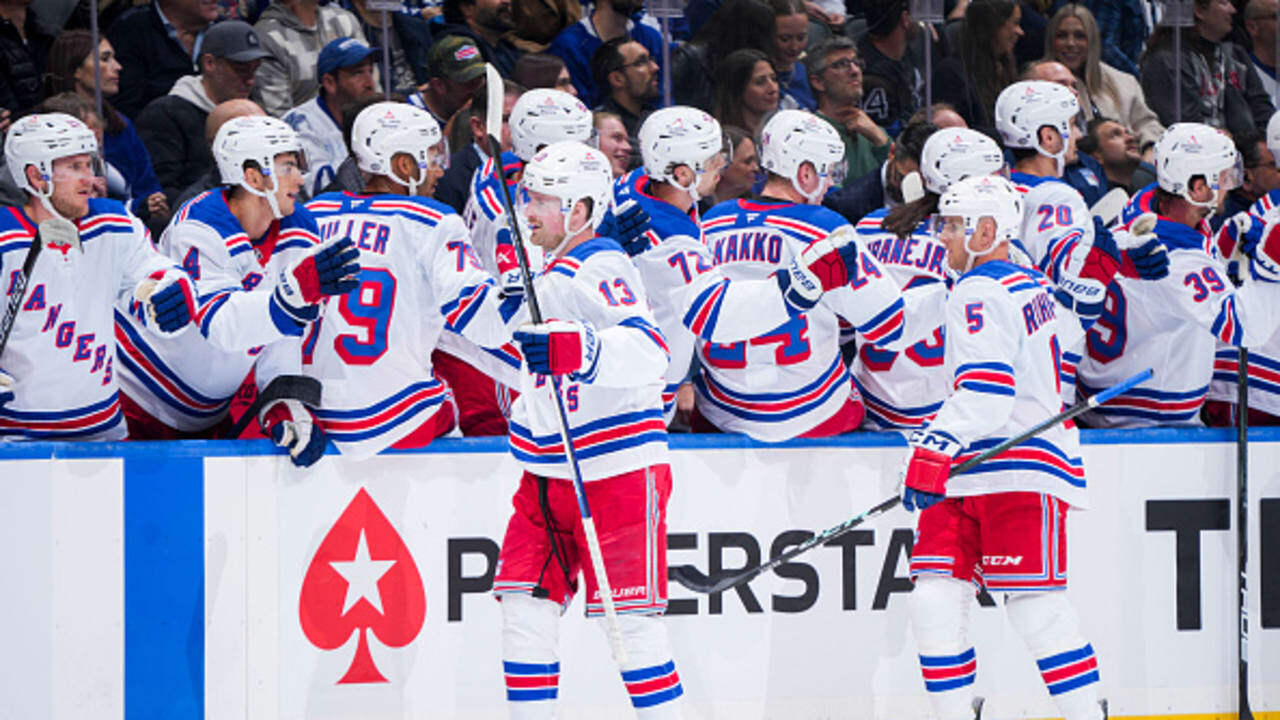 Fora de casa, New York Rangers goleia Toronto Maple Leafs